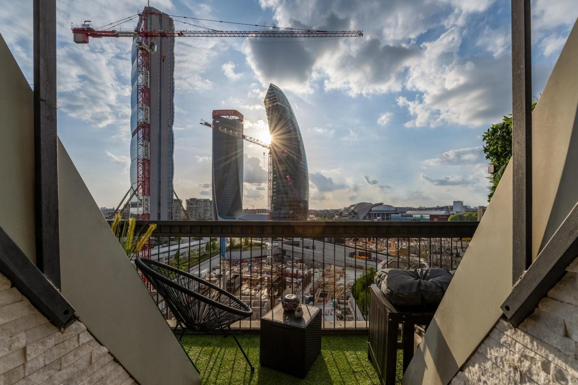 Luxury Skyview Suite - Citylife Apartment - Mico Мілан Екстер'єр фото
